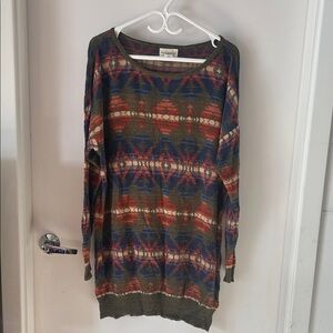 EUS Denim & Supply Ralph Lauren Geometric Knit Sweater